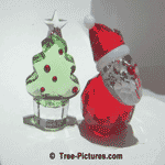 Custom Christmas Ornaments: Xmas Tree & Swarovski Santa Decoration